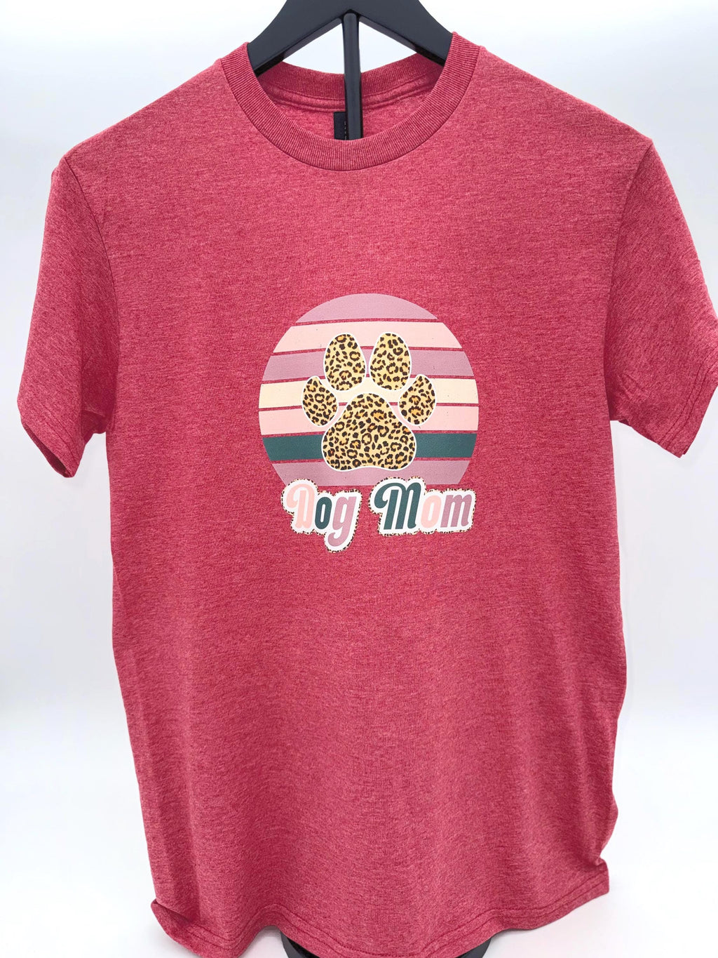 Retro Paw Dog Mom Tee